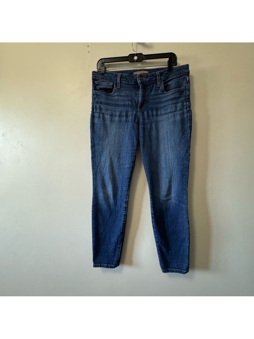 Joe's Jeans Mid Rise Deep Indigo Cropped Denim SZ 30
